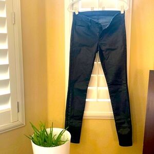Joe’s Jeans Waxed Black Skinnies